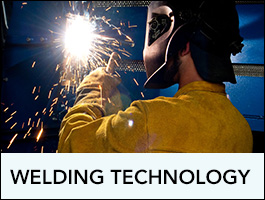 Welding program student welding