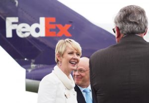 Dr. West at FedEx Bldg Opening
