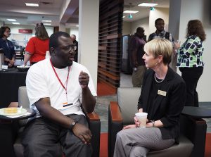 Dr. West with a Student